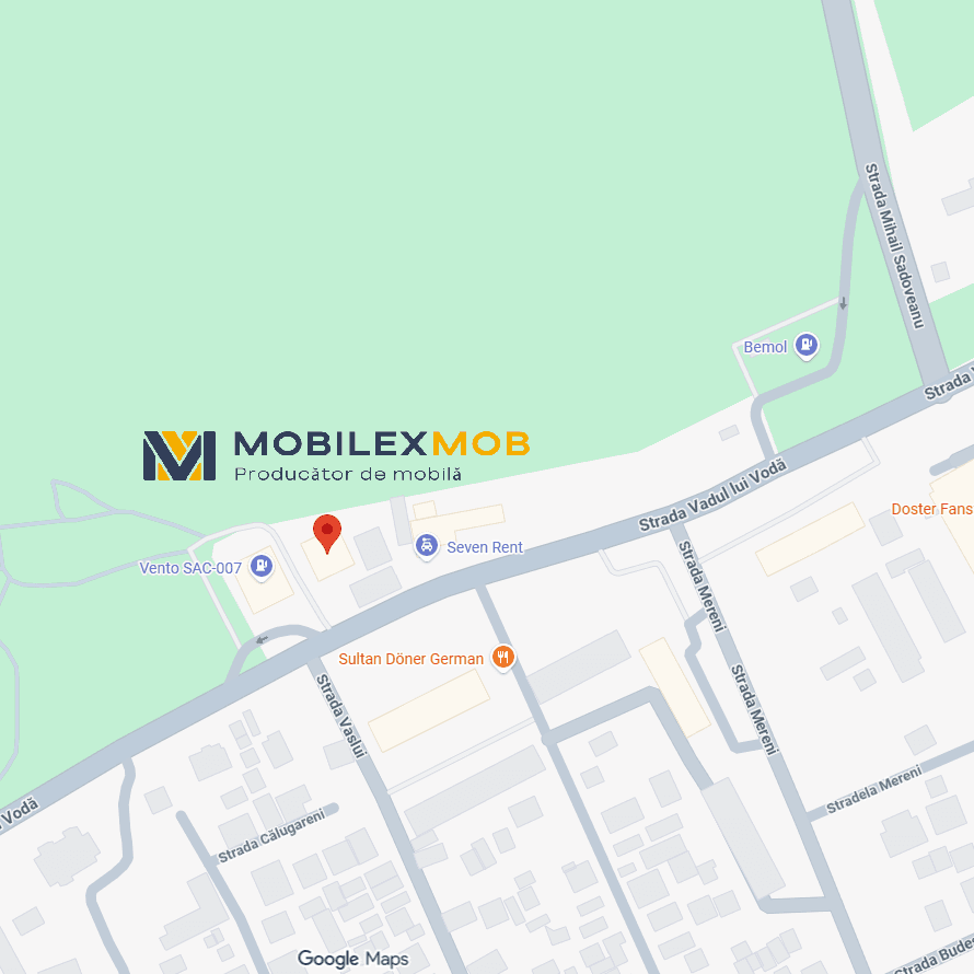 Karte mit dem Standort des MobilexMob-Showrooms in Chișinău